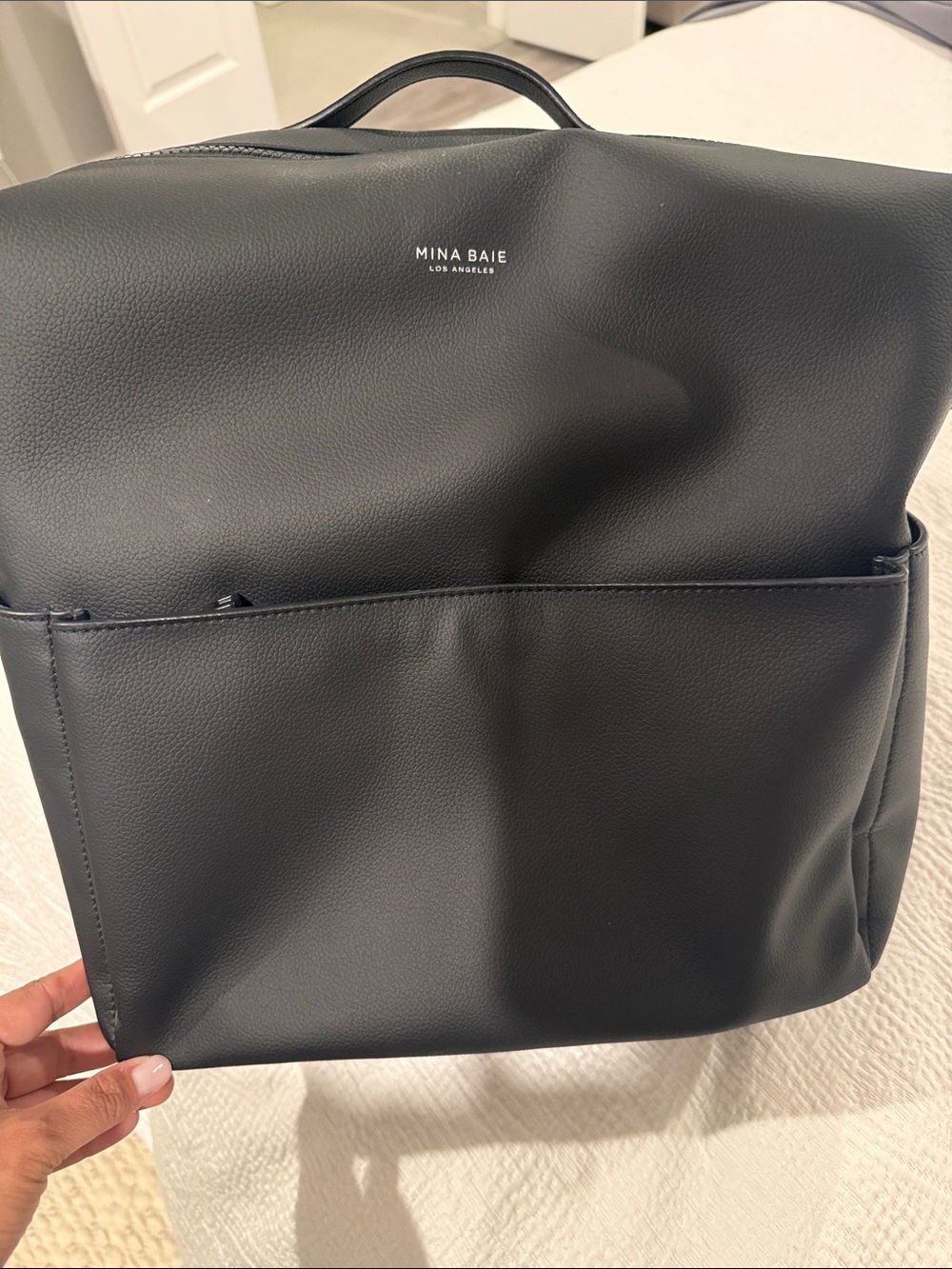 Vegan leather Mina Baie Stevie backpack